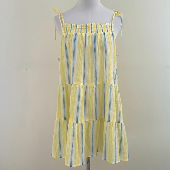 ANTHROPOLOGIE-MAEVE || Stripe Cotton Tunic Top. Sz. - Picture 2 of 15